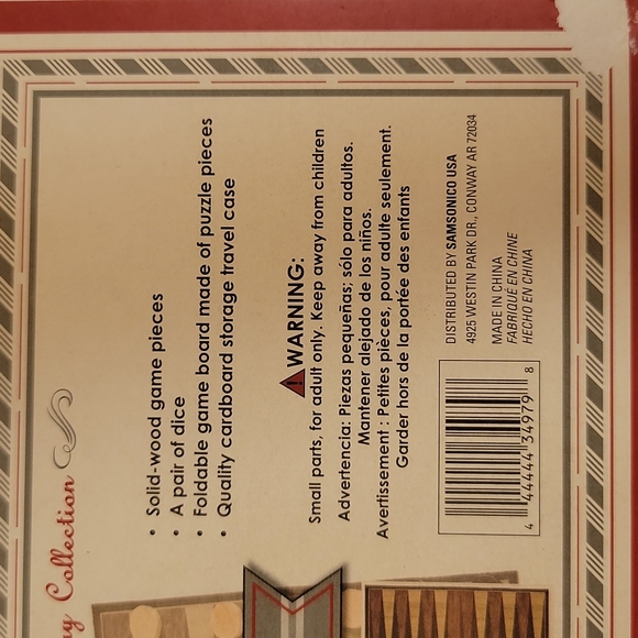 Backgammon game set - Picture 6 of 6